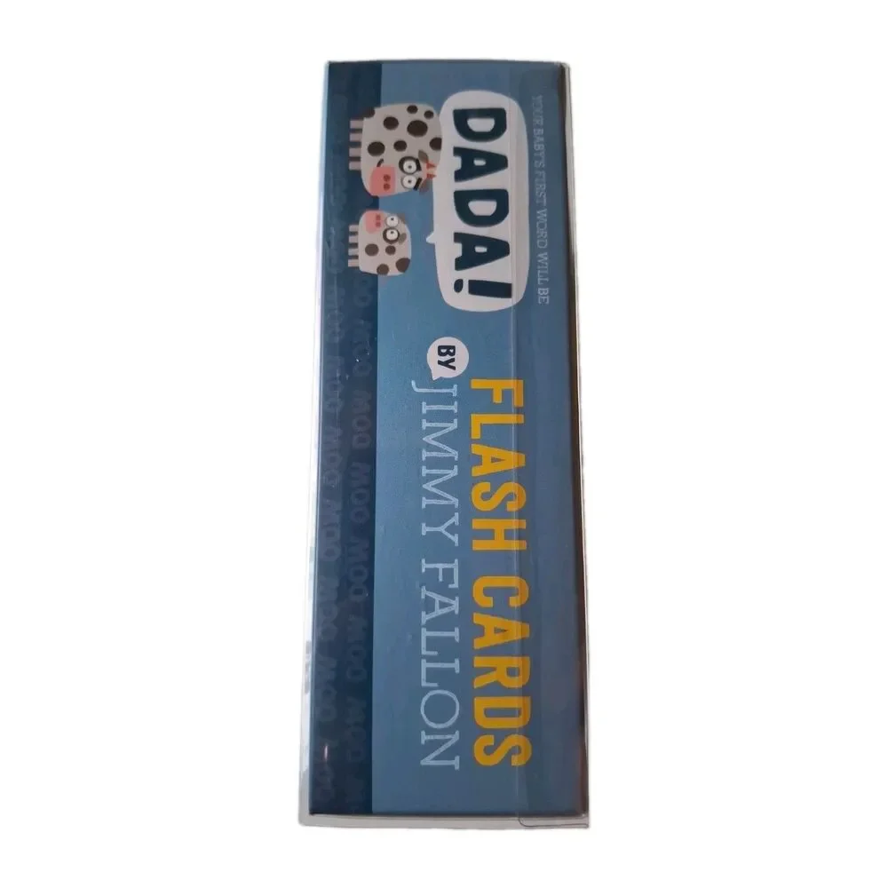 Your Babys First Word Will Be Dada! 13 Double Sided Flash Cards Jimmy Fallon NIB